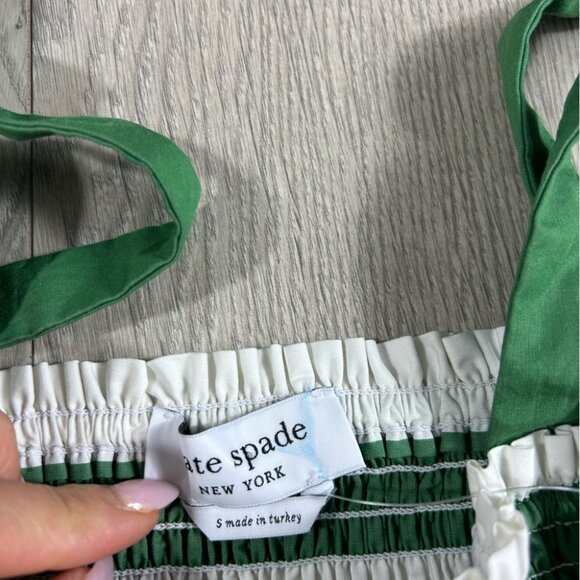 Kate Spade Beach Time Stripe Smocked Top - Picture 5 of 9